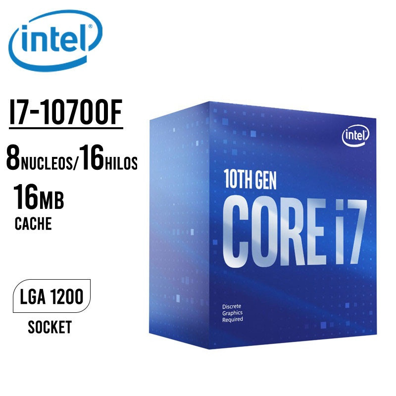 Intel Core i7-10700F BOX LGA1200